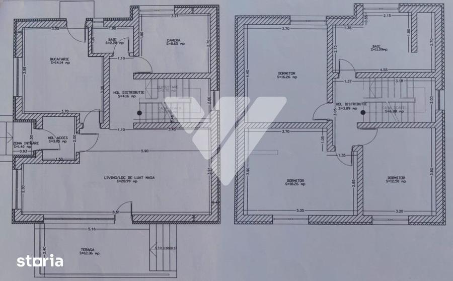 Casă cu 5 camere cu Teren 372 Mp în Central