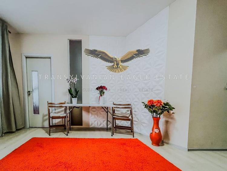 Apartament cu 2 camere semidecomandat, mobilat în Apahida