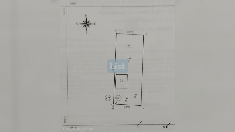 Teren Construcții intravilan de 495 mp, în Central