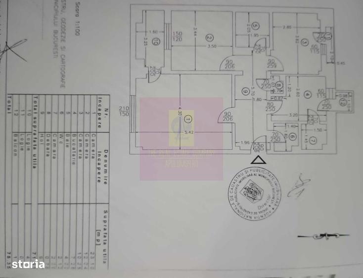 Apartament cu 3 camere în Octavian Goga