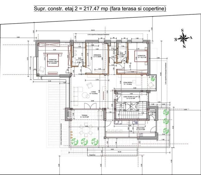 Casă individuală cu 14 camere cu Piscina în Băneasa