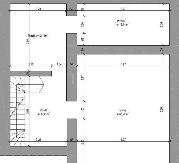 Casă individuală cu 4 camere cu Canalizare în Ultracentral
