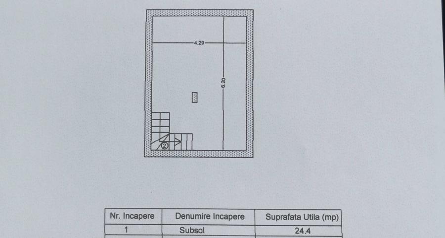 Casă cu 3 camere în Varlaam