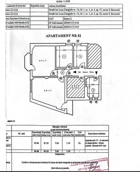 Apartament cu 4 camere decomandat în Armeneasca