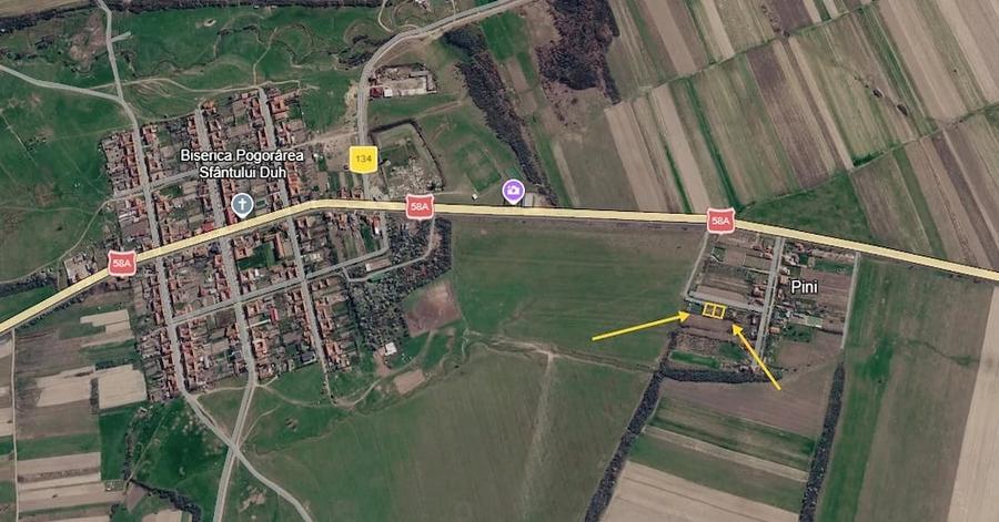 Teren de 450 mp, în Victor Vlad Delamarina