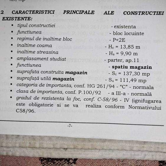 Spațiu comercial, de 111 mp, în Zamostea
