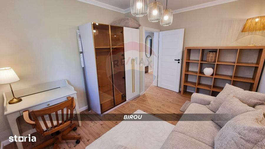 Apartament cu 3 camere, mobilat în Săsar
