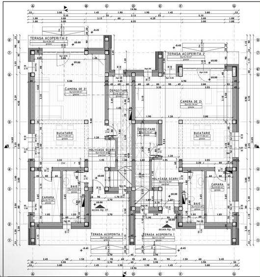 Duplex cu 4 camere cu Teren 390 Mp în Covaci