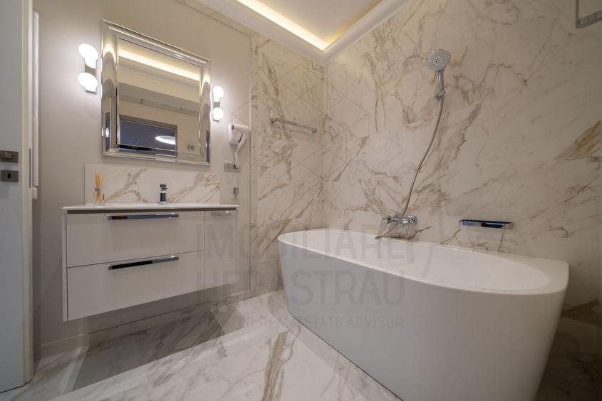 Apartament cu 4 camere decomandat, mobilat în Herăstrău