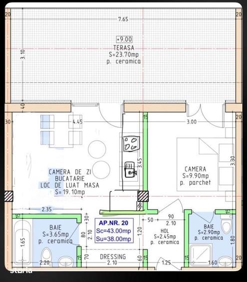 Mini Penthouse cu terasa generoasa | Zona linistita - 11