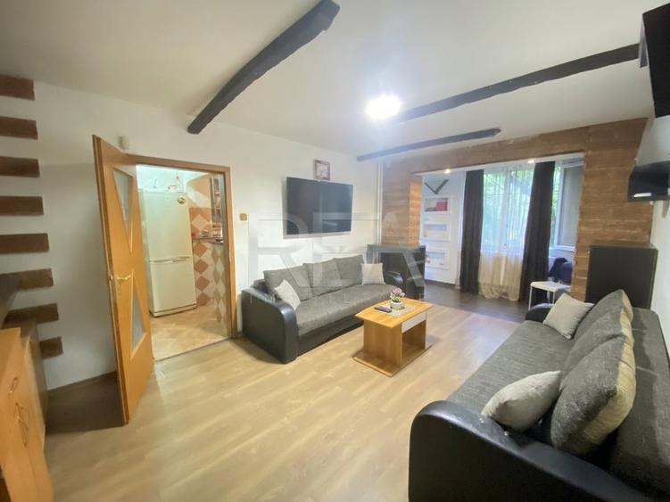 Apartament cu 2 camere semidecomandat, mobilat în Brâncoveanu