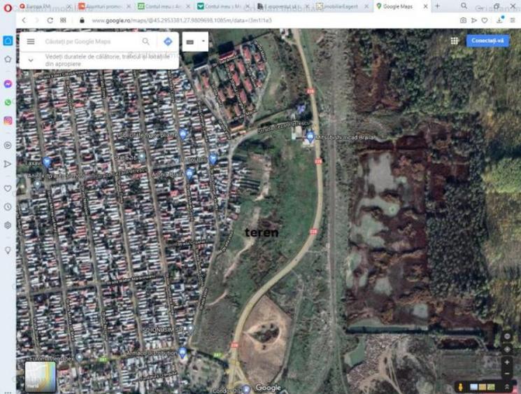 TEREN intrav 1970 m sosea Dig Braila-Galati deschidere 40m E - 2