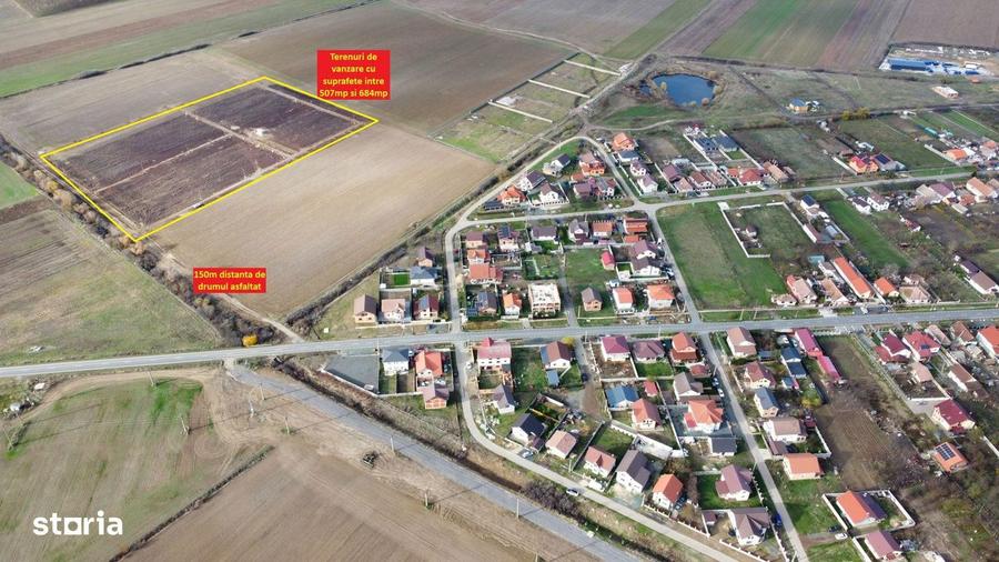 Terenuri Bucovat, cu utilitati 58 euro/mp+TVA in 2 rate - 1