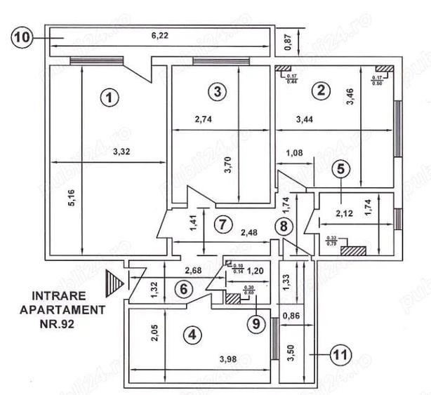 De vanzare apartament 3 camere, Pecineaga/Rahova - 8