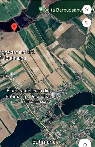 Investitie vanzare 7000 mp teren intravilan Butimanu deschidere directa la lac - 5