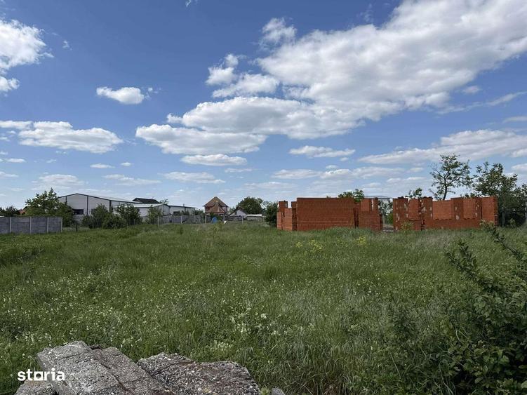 Teren 1907mp, ingradit,40ml frontm cu proiect casa Parter sat Les - 6