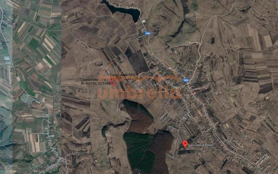 Teren de vanzare intravilan 2.200/?/38 /? Chinteni - 3