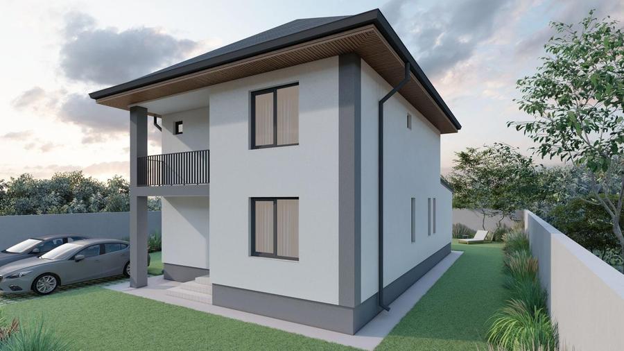 VIND CASA ELEGANTA in EDEN FOREST cu 4-5 camere 2-3 bai P+1+pod incalzire pardos - 3