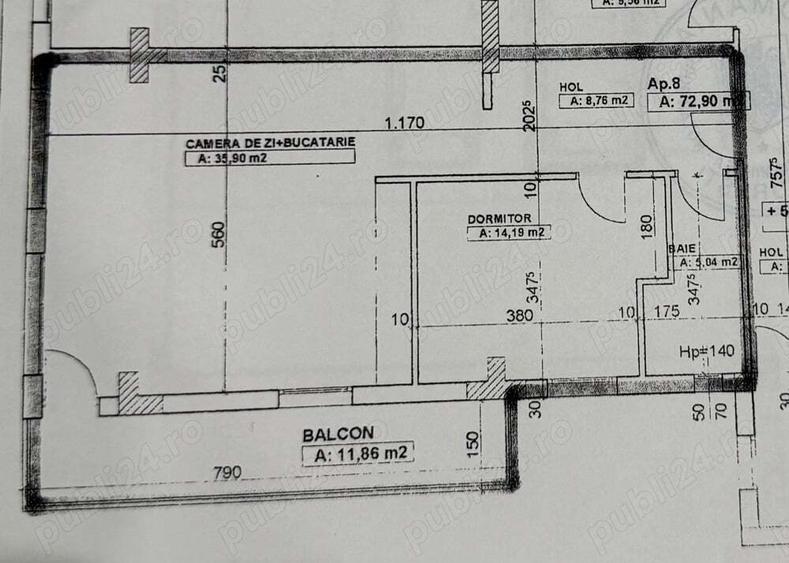 Vand apartament 2 camere decomandat in Sinaia - 5