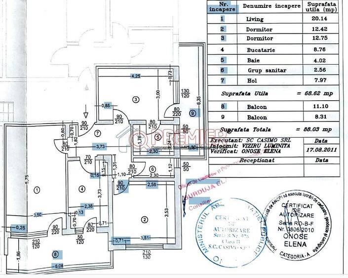 Oferta ! Metropolitan - apartament 3 camere - 9