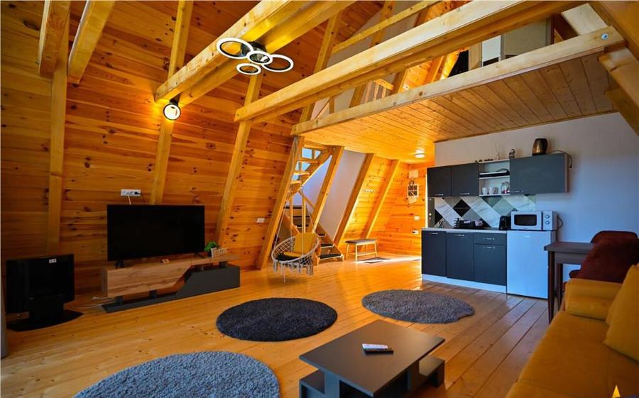 2 Case A frame,mobilate,accesorizate, 2.500 mp teren,peisaj, - 16