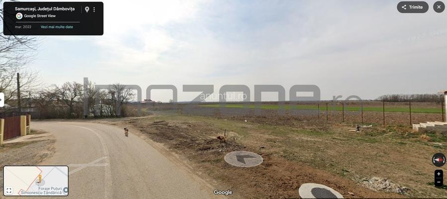 Crevedia, Samurcasi, 1.200 mp, utilitati, comision 0%, Imozone