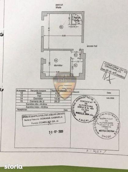 Bloc Miraj 3 Cam Statiunea Mamaia Vedere Frontala Lac, 92 mp Duplex, H - 15