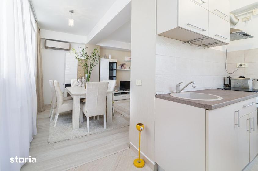 Apartament cu 3 camere, mobilat în Chiajna