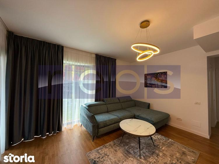 Apartament cu 2 camere, mobilat în Băneasa