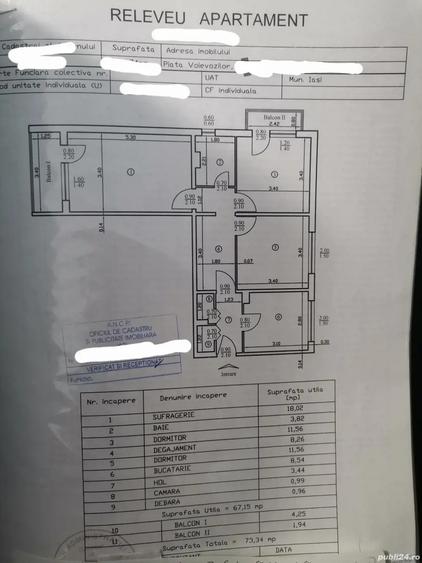 Vand apartament 3 camere Alexandru cel bun Ia?i - 1