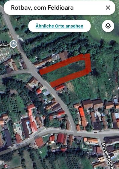 Teren Rotbav  str. Ștefan cel Mare – 3668 mp, intravilan cu deschidere la lac. - 8