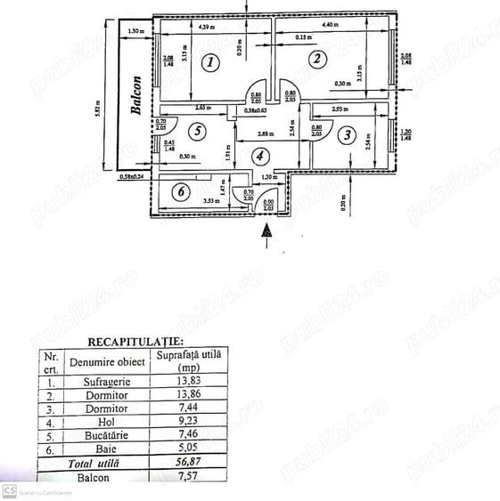 3 camere,Precista parter 2 min.de MALL - 1
