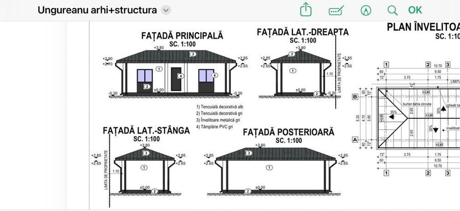 Casa la sol,anexa,teren - 1