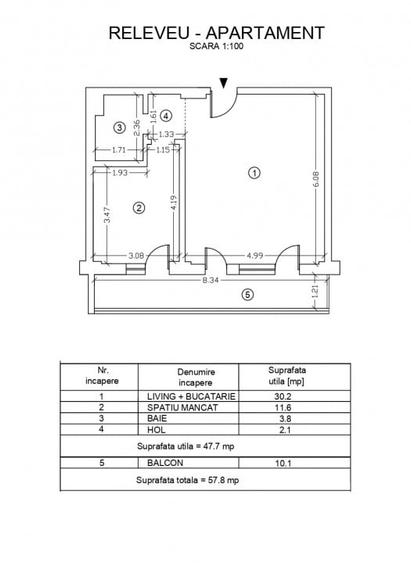 Tomis III , spatii IDEAL BIROURI, 58 mp. , imobil 2023, LOC DE PARCARE PROPRIU - 12