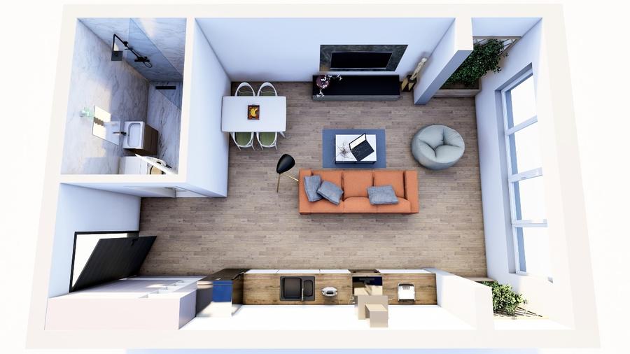 Garsoniera NOUA INTABULATA   de vânzare în CODLEA - 7