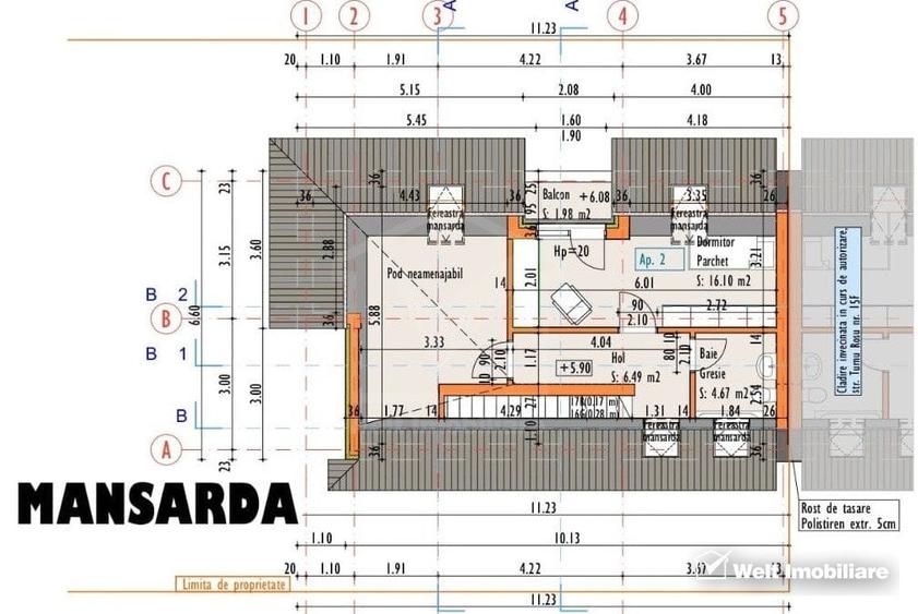 Apartament 4 camere in duplex, 2 niveluri, cartier de case nou, parcare ! - 4