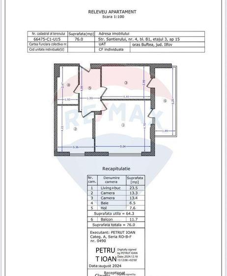 De Vanzare Apartament 3 camere Buftea - 5