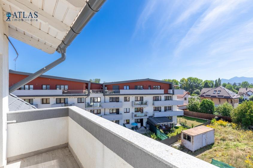 Garsonieră deosebita la mansarda, 34 mp, terasa, parcare, panorama Piatra Mare - 10