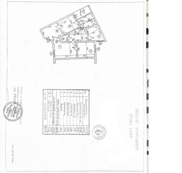 Apartament cu 3 camere decomandat în Parcul Carol