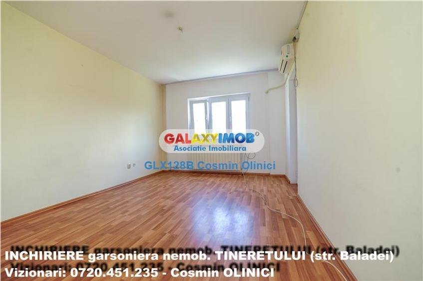Garsonieră decomandată, mobilată în Tineretului