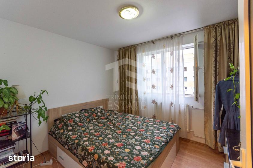 Apartament cu 2 camere decomandat, mobilat în Tei