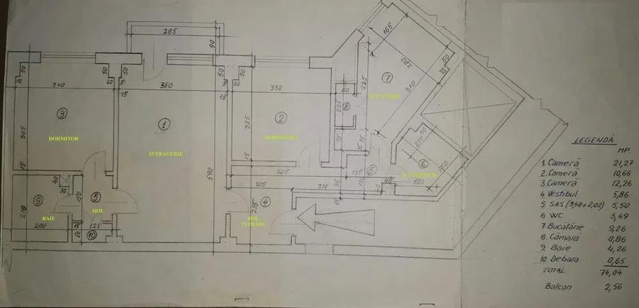 13 Septembrie, Marriott, Panduri | 3 Camere | 2 Bai | Balcon - 8
