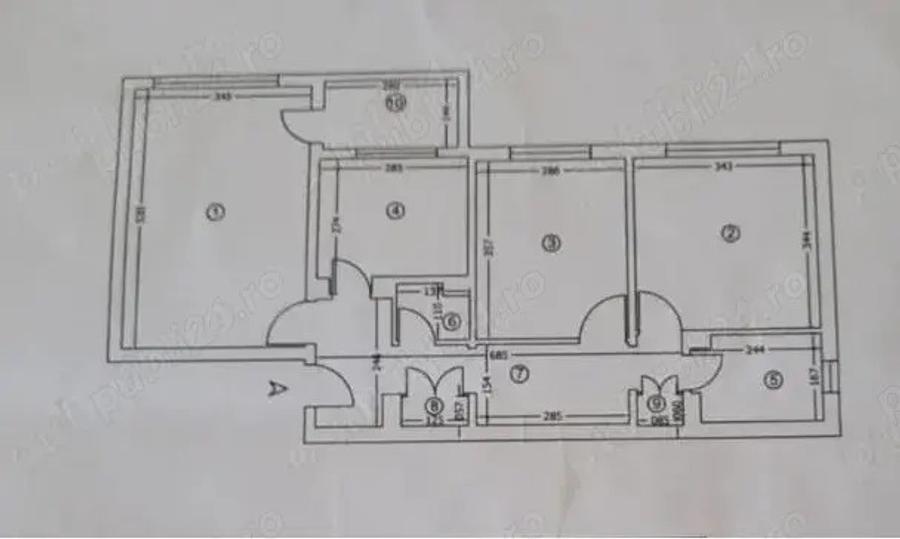 Apartament cu 3 camere Parcul Tineretului Conf. 1 decomandat Pret: 86.000 neg - 5