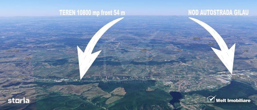 Teren 10800 mp, front 54 m in apropierea Urbano Shopping & Living Gil - 2