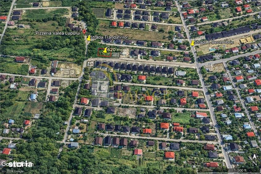 Teren 620 mp Valea Lupului zona de case noi - 2