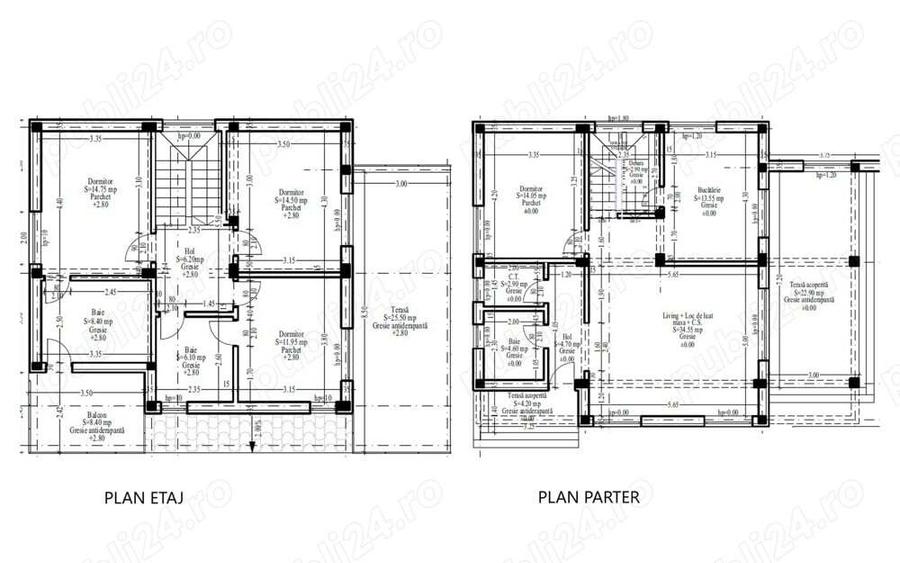 Casa P+1 de vanzare in Balotesti - 140mp utili - 3