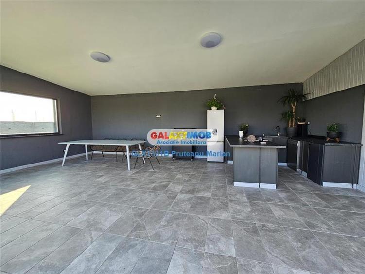 Vanzare casa de Lux cu piscina in aer liber situata in comuna Clinceni - 47