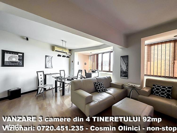 3 camere 92 mp - Living 30 mp - 2 bai - Renovare premium - Panorama - 4