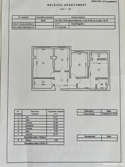 Apartament cu 3 camere mobilat si utilat (optional si loc de parcare) - 9
