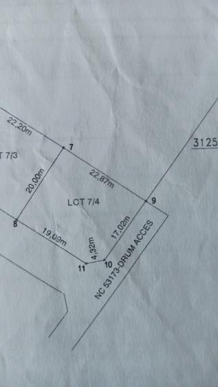Teren Berceni, str. Vasile Goldis , 445 mp, dubla deschidere - 1